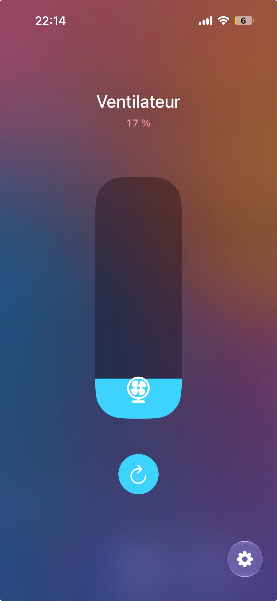 CREATE ceiling fan in the Home app