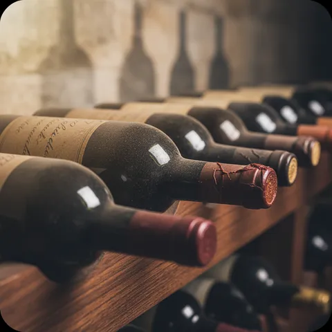 iOS widget showing total cellar value